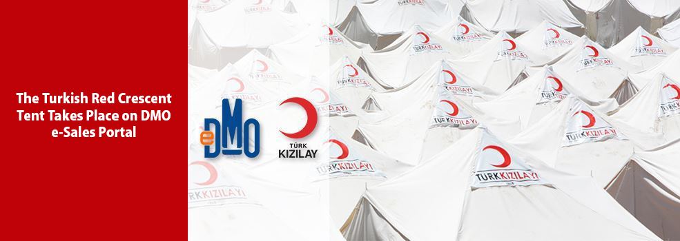 The Turkish Red Crescent Tent Takes Place on DMO e-Sales Portal